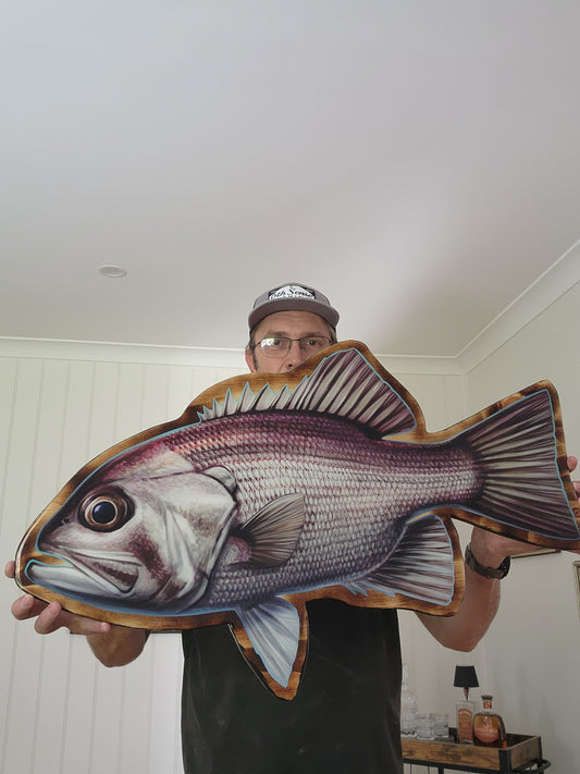 Pearl Perch 70cm Print Mount