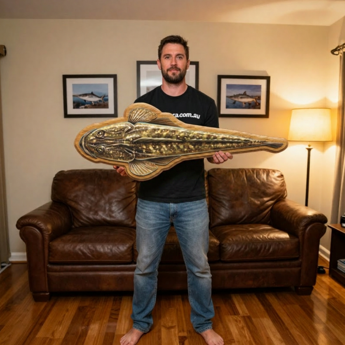 Flathead (top view) print mount 100cm