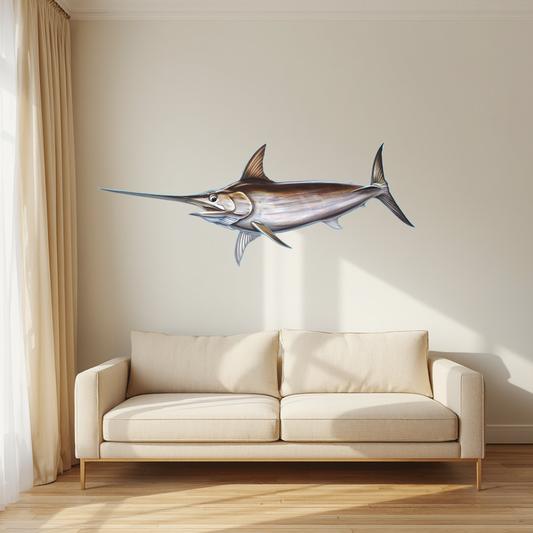 Sword Fish mouth open mount 100cm