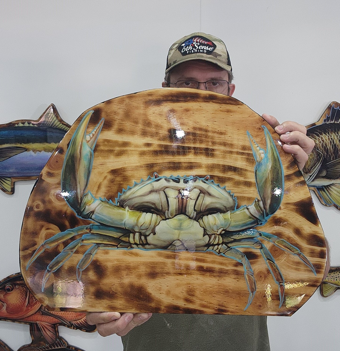 Mud Crab Print mount