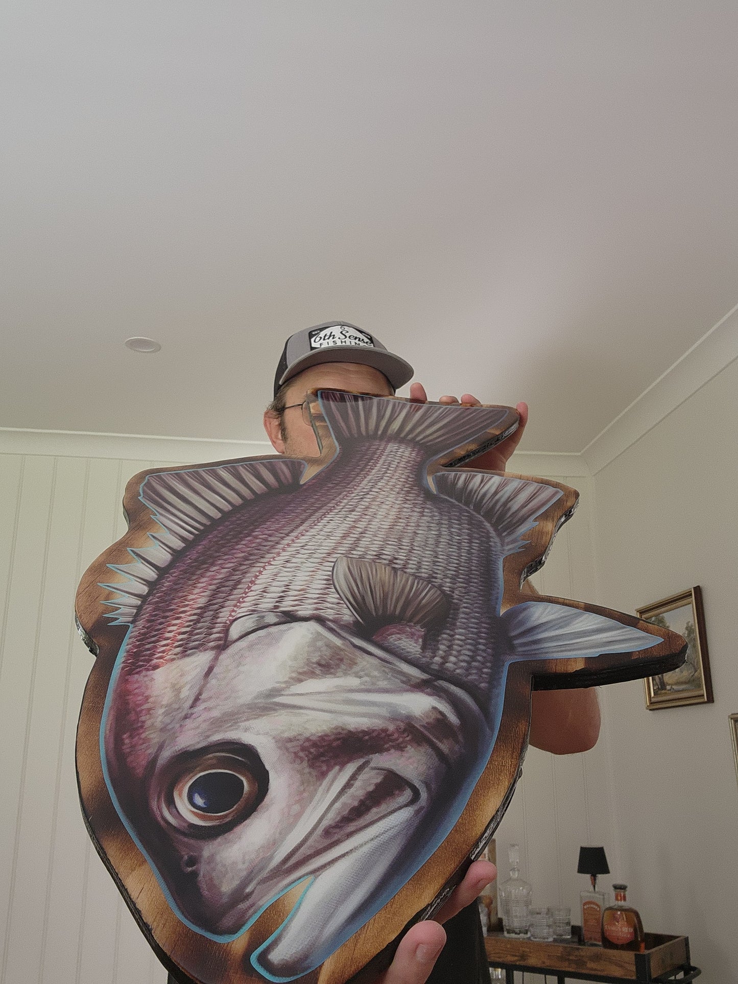 Pearl Perch 70cm Print Mount