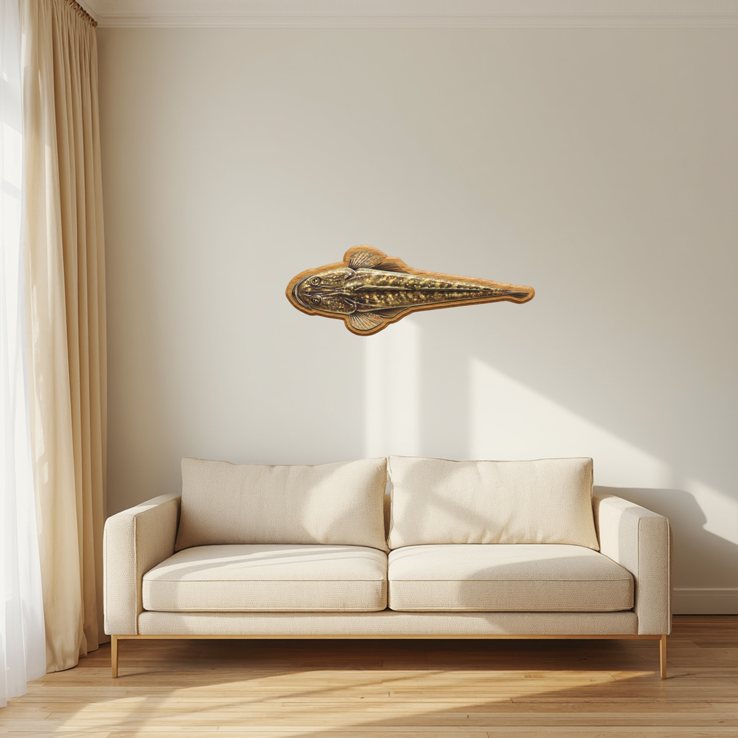 Flathead (top view)  print mount 100cm