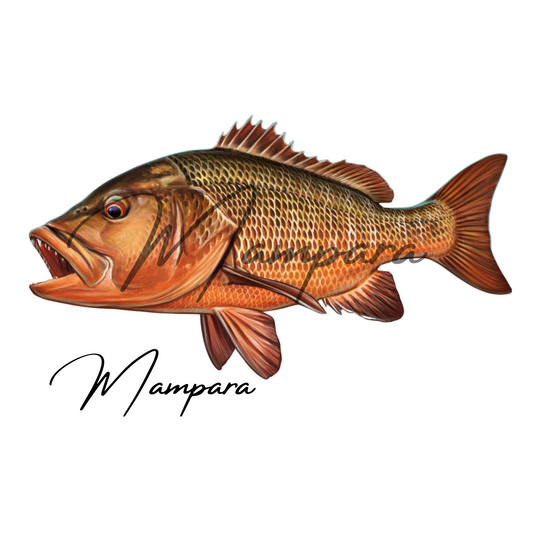 Mangrove Jack mount 60cm Print Mount (Left Facing)