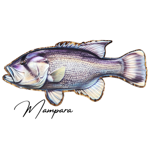 Dhu Fish Print mount 100cm in length