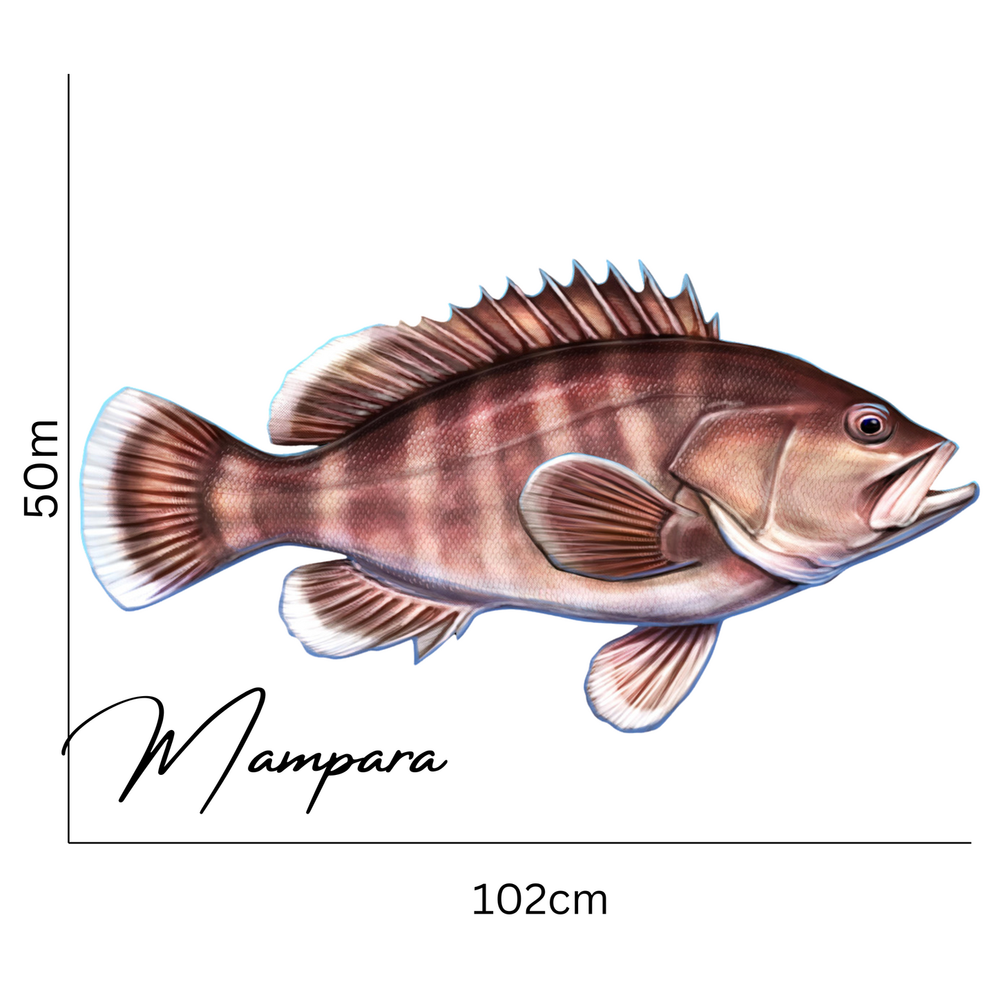 Eight Bar Cod Print mount 100cm