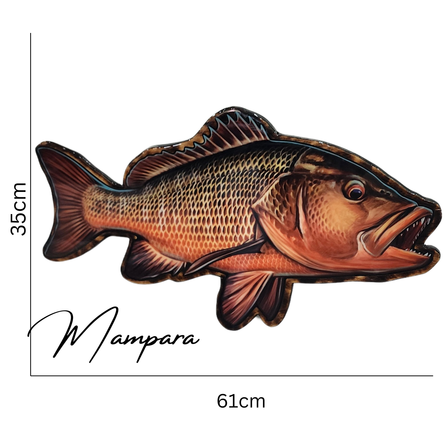 Mangrove Jack mount Large (Right Facing)