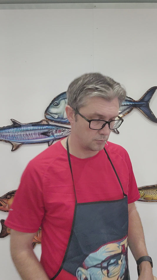 Yellowfin Bream Print mount 40cm