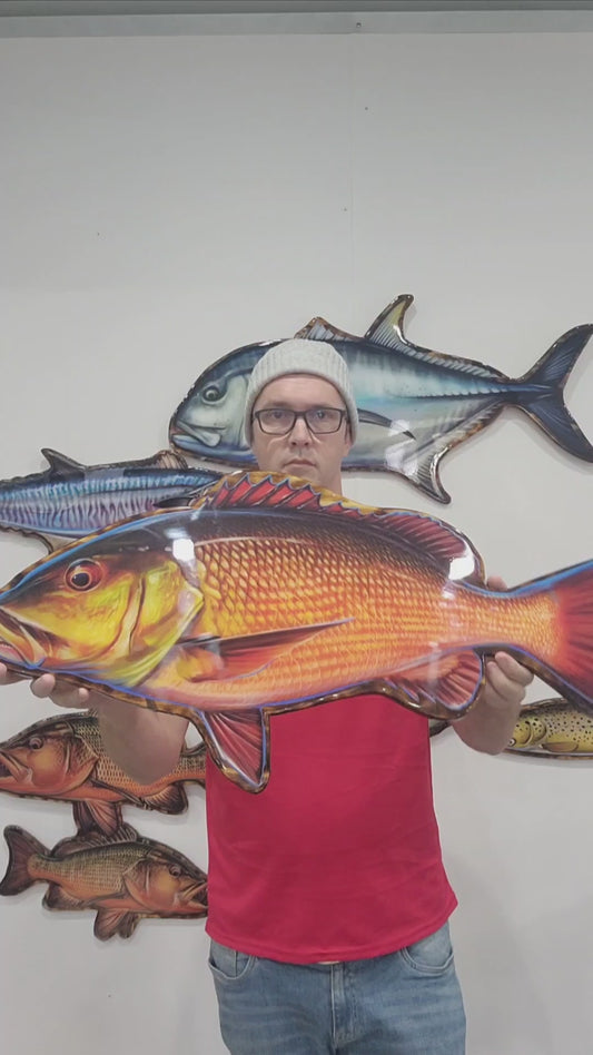 Red Bass Print mount 80cm