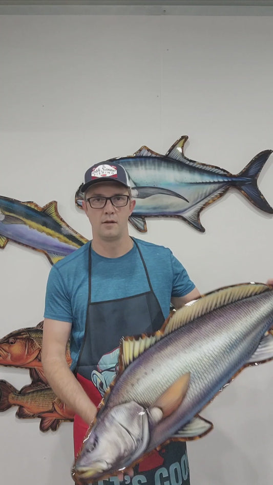 Mulloway Print mount 100cm in length