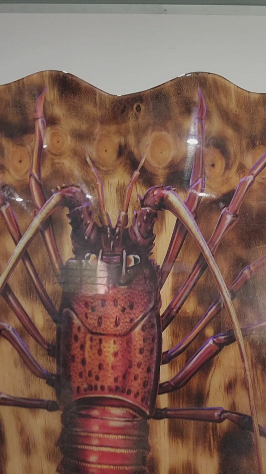 Southern Red Lobster Print mount