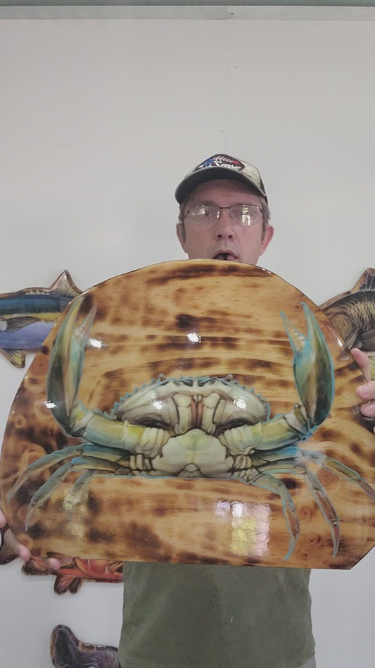Mud Crab Print mount
