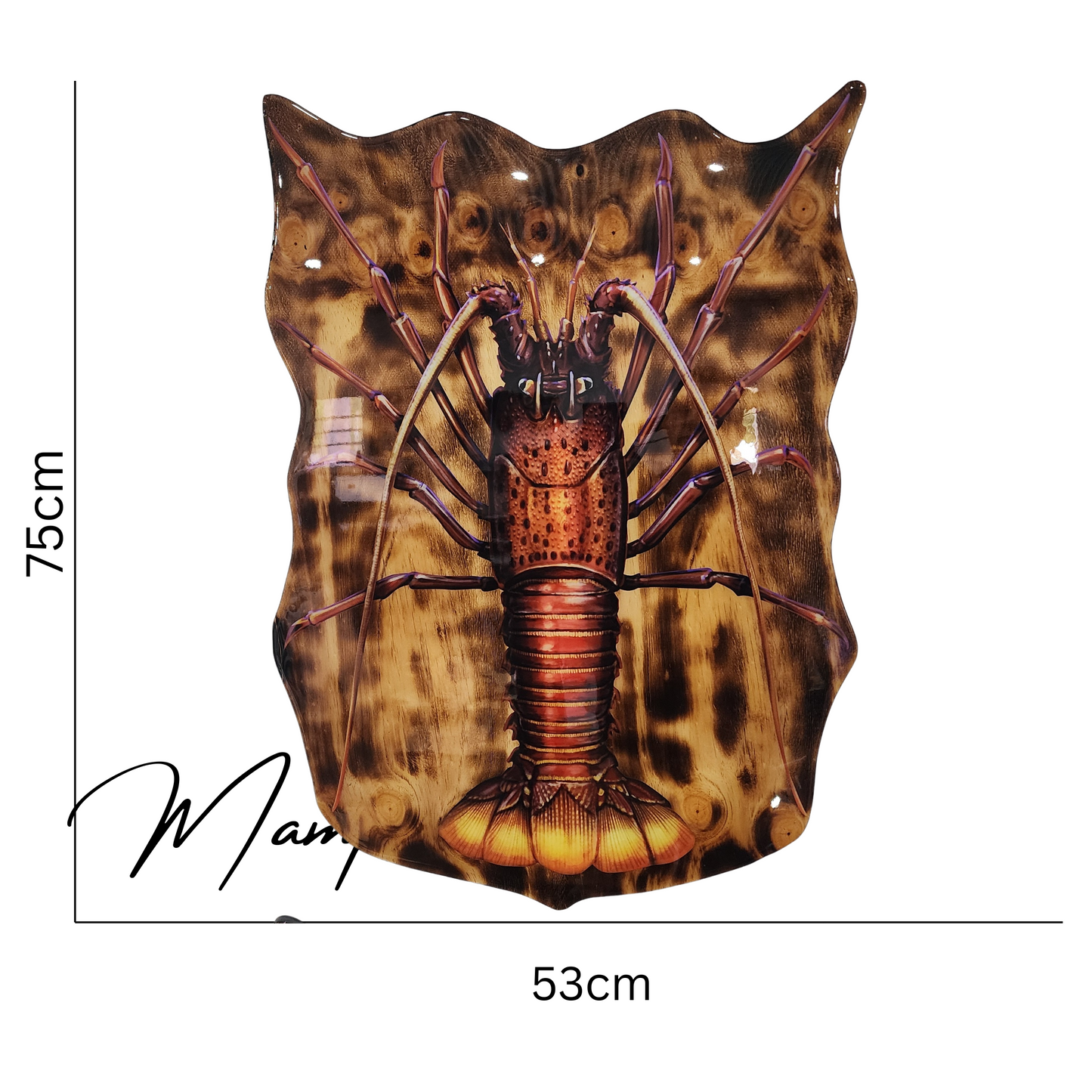 Southern Red Lobster Print mount